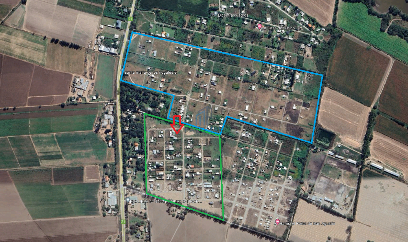 TERRENO - LOS NOGALES - RUTA 21