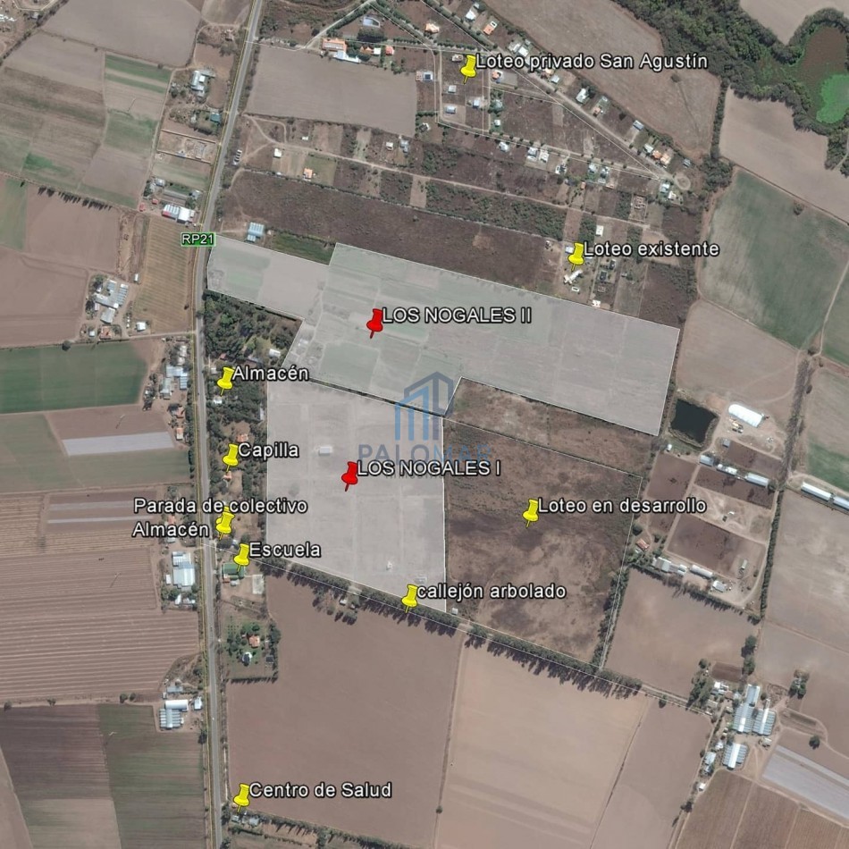 TERRENO - LOS NOGALES - RUTA 21
